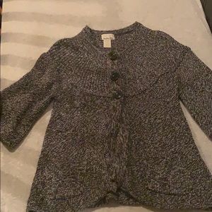 Really cute chunky 3 button sweater cardigan.
